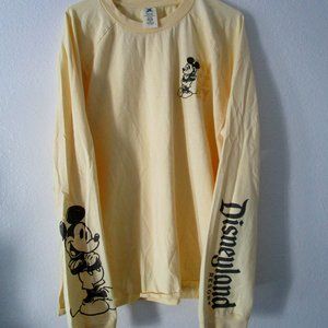 Disney Parks Mickey Mouse Disneyland Long Sleeve T-Shirt for Adults Size XXL